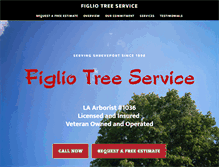 Tablet Screenshot of figliotreeservice.com